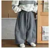 Roupas Infantis 2026 Outono Novidades Bebê Versátil Casual Calça de Golfe Calças para Meninos Versátil Solta Calça de Moletom Infantil