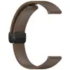 Adecuado para series de relojes Samsung/Huawei, Correa de Silicona Plegable con Hebilla Magnética Patrón Lichi 18/20/22mm Universal