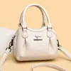Bolso Bandolera de Cuero Suave de Moda 2026 para Mujer, Gran Capacidad, Moderno y Versátil, Bolso de Mano con Correa al Hombro para el Trabajo