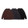 Ropa Vintage 25 Otoño Nuevo Retro Americano Casual Holgado Manga Larga Camiseta con De Rong Cuello Redondo Capa Base