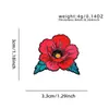 Broche de Flor Rosa para Planta Regalo del Día de San Valentín Insignia de Margarita Blanca de Dibujos Animados Accesorios para Ropa Medalla
