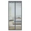 Cortina de puerta de verano a prueba de mosquitos para uso doméstico, puerta de pantalla magnética, ventana de pantalla autoadhesiva, cortina de pantalla magnética sin taladro, a prueba de moscas de verano para cocina