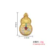 Caja Gawu calabaza de peregrino cinco maestros thangka Wutai montaña cinco maestros thangka dios de la riqueza colgante cinco maestros Manjushri Bodhisattva thangka colgante