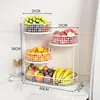 Bandeja de frutas criativa, cesta de frutas para sala de estar, expositor de lanches e frutas secas para mesa, mesa de centro, mesa de jantar, prateleira de armazenamento multicamadas