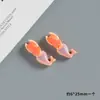Desenho Animado Vilão de Natação Resina Pequenos Acessórios Artesanal DIY Copo de Água Ímã de Geladeira Furo Fivela de Sapato Grampo de Cabelo Acessórios de Joias