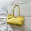Bolso tote de tejido moderno y fresco, bolso de hombro elegante de gran capacidad, bolso de hombro casual, bolso de axila para el día a día