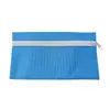 Estuche plano con cremallera de comercio exterior original, Bolsa para documentos de oficina de comercio electrónico transfronterizo, Bolsa de almacenamiento para estudiantes, Personalizable con logo