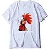 Camiseta holgada para mujer con estampado de letras KRESHLY BAKEDCHICKEN estilo callejero europeo y americano Cuello redondo