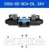 Válvula solenoide tipo Yuken válvula direccional electromagnética DSG-02-3C2-DL-D24 3C3 3C4 3C6 2B2-A220