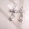 Colgante de Bolso Lazo de Acrílico Plateado Cadena de Serpiente Llavero de Metal para Coche Cadena Creativa para Teléfono Venta al por Mayor