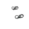 Fecho tipo lagosta, argola única, argola aberta, acessórios para joias DIY, materiais para pulseiras e colares, fecho conector, acessórios de fecho tipo lagosta, DIY