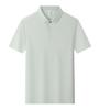 Verano Nuevo Polo de Manga Corta con Solapa Suorona para Hombre Camisa de Seda Helada para Hombre Personalizada Cuello de Camisa Ropa de Trabajo