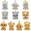 Lindo Mascota Husky Schnauzer Teddy de Resina Colgante 3D Pulsera DIY Collar Accesorios de Joyería Dijes