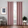 Fabricante Original Exportación Transfronteriza Tela de Cortina Negra de Alta Precisión Color Sólido Cortinas Tela Terminada Venta al por Mayor