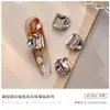 Joyería de Pedrería para Uñas 2025 Nuevo Modelo Pedrería de Aleación Deslumbrante Cristal de Colores Corazón Inclinado Pedrería Cuadrada Gruesa para Uñas Venta al por Mayor