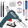 Set de Soldador Eléctrico de 60W para Comercio Exterior, Pistola de Soldar Automática, Tipo de Calentamiento Interno y Externo, Multivoltaje Disponible en Stock