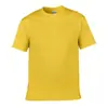 Comercio exterior transfronterizo camiseta de algodón de 150g con cuello redondo y manga corta para hombre camiseta lisa para hombre y mujer LOGOTIPO