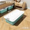 Caja de Almacenamiento Debajo de la Cama para Uso Doméstico, Organizador de Colchas, Caja Debajo de la Cama con Ruedas y Tapa, Caja de Almacenamiento de Ropa Extra Grande