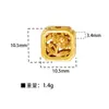 Colgante de cobre microincrustado cuentas de aceite de oro antiguo cuentas de transferencia diy con cuentas accesorios huecos fábrica de cuentas al por mayor