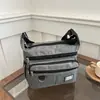 2025 Nueva Bolsa de Nylon Repelente al Agua para Hombre Bolso de Hombre Casual de Negocios Horizontal Hombro Cruzada Mochila Bolso de Hombre