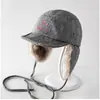 Gorras de Béisbol de Felpa de Sarga de Lana para Otoño e Invierno, de Doble Uso para Hombres y Mujeres, Cortavientos y Cálidas para Ciclismo, Sombreros de Moda y Versátiles para Proteger los Oídos