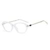 Nuevo Armazón de Gafas Ojo de Gato de Moda para Mujer Retro Antiluz Azul para Estudiantes Cyber Celebre Estilo Sencillo Modernas Gafas Planas