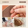 Herramienta de costura para el hogar DIY Golden Thimble, prensa de aguja de costura para el hogar, dedal, aro (anillo de cobre)
