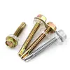 Tornillos Perforantes Autoperforantes de Acero Inoxidable 304 con Cabeza Hexagonal Exterior, Color Blanco Zinc, Tornillo de Cola Autoperforante para Tejas de Acero de Color, Clavos Autoperforantes