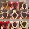 Diadema Especial de Cara de Dibujos Animados para Mujeres 2025 Nueva Diadema de Peluche Presión Cabello Maquillaje Pinza para el Cabello Linda Diadema para el Cabello