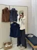 25 Nuevo Chaleco de Invierno Estilo Coreano Estilo Simple Cachemira Cálido Capas Holgado y Versátil Cuello Alto Cremallera