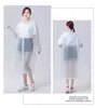 Capa de Chuva Eva Fosca Espessada Adulto Capa de Chuva Transparente Poncho de Ciclismo Outdoor Homens e Mulheres Capa de Chuva Não Descartável Atacado