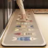 Tapete de Piso para Cocina de Lodo Diatomeas, Alfombra Antideslizante y Resistente al Aceite, Tapete Absorbente para Fregadero, Tapete de Piso Especial Resistente a Manchas para Esquinas de Cocina