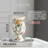Envío Gratis Jarrón de Cerámica Estilo Americano Lujo Ligero para Arreglo Floral, Decoración de Hogar de Gama Alta para Sala de Estar, Jarrón de Escritorio de Alto Valor Nicho Estilo Europeo