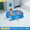 Piscina de Estructura Bestway para Uso en Casa, Piscina Inflable sin Bomba para Niños, Estanque Plegable Familiar de Peces, Piscina de Estructura para Exteriores