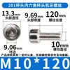 Hm201 Colección de Tornillos Hexagonales de Cabeza de Taza de Acero Inoxidable Tornillos de Cabeza Cilíndrica Pernos Sujetadores Venta al por Mayor M4/M6M8