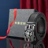 [Artículo Más Vendido] Cinturón de Cuero con Hebilla Automática para Hombres Jóvenes y de Mediana Edad, Versátil para Negocios y Uso Casual, Cinturón de Cuero para Pantalones