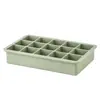 Molde para Cubitos de Hielo Congelado, Silicona Suave, Tamaño Grande, Charola de Hielo para el Hogar, Gran Capacidad, Grado Alimenticio Comercial, Caja de Hielo Congelado con Tapa