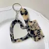 Llavero Espejo de Maquillaje con Lentejuelas Brillantes Llavero de Coche Accesorios para Colgar en Bolsos Accesorios para Colgar en el Coche DIY