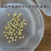 Rinestones para Decoración de Uñas Estrella de Cinco Puntas de Circonita, Estrellas Plateadas Coloridas Mini Pequeñas Súper Brillantes, Decoraciones de Uñas de Moda