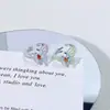 [Mariposa Doble Yicai] Anillo Abierto de Mariposa Esmaltado Degradado para Mujer, Lujo Ligero, Nicho, Personalidad, Anillo Apilable de Gama Alta