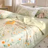 Colcha de Aire Acondicionado 100% Algodón Personalizada Colcha de Algodón Puro Relleno de Colcha Colcha de Verano Lavable a Máquina Colcha Fresca de Verano Juego de Cuatro Piezas Colcha de Algodón para Dormitorio Verano