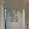 Diga adeus às paredes brancas sem graça! Painel decorativo de lantejoulas ativado pelo vento pintura decorativa entrada de casa mural criativo decoração de parede da sala de estar