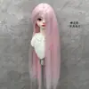 Peruca Lucy cabelo bjd embryo franja reta pode ser modificada cabelo manual pode ser cabelo cacheado fazer modelagem peruca de seda macia