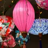 Celebração de Casamento do Dia Nacional Lanternas de Tecido Estilo Chinês Novo Lanternas Vietnamitas Lanternas de Palácio Lanternas Decorativas à Prova d'Água para Exterior Estilo Antigo