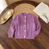 Nuevo Suéter Cardigan de Punto para Bebé de Primavera y Otoño Abrigo Conjunto de Ropa de Invierno para Bebés y Niños Pequeños para Salidas