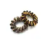Elástico de Cabelo Colorido Estilo Coreano de Alta Elasticidade, Elástico de Cabelo Espesso Tipo Fio de Telefone, Acessório de Cabelo de Borracha Grande, Corda de Cabelo