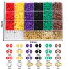 Amazon Juego de arcilla suave de 24 compartimentos Serie de espaciadores navideños de perlas de imitación Caja de juego material de cuentas para cadena de teléfono móvil DIY