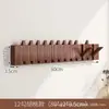 Perchero de Pared con Forma de Tecla de Piano para Entrada, Gancho de Madera Maciza para Dormitorio o Vestíbulo (Requiere Taladro), Perchero para Abrigos y Sombreros para Detrás de la Puerta