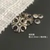Rebites em Forma de Cruz, Tachas de Caveira, Alças de Bolsa, Materiais e Acessórios de Metal Punk Artesanais para Roupas de Motociclista e Nightclub
