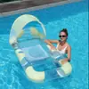 Cama de arena inflable con reposabrazos y respaldo, hamaca reclinable de malla plegable de PVC para exteriores, ideal para adultos, gran oferta transfronteriza